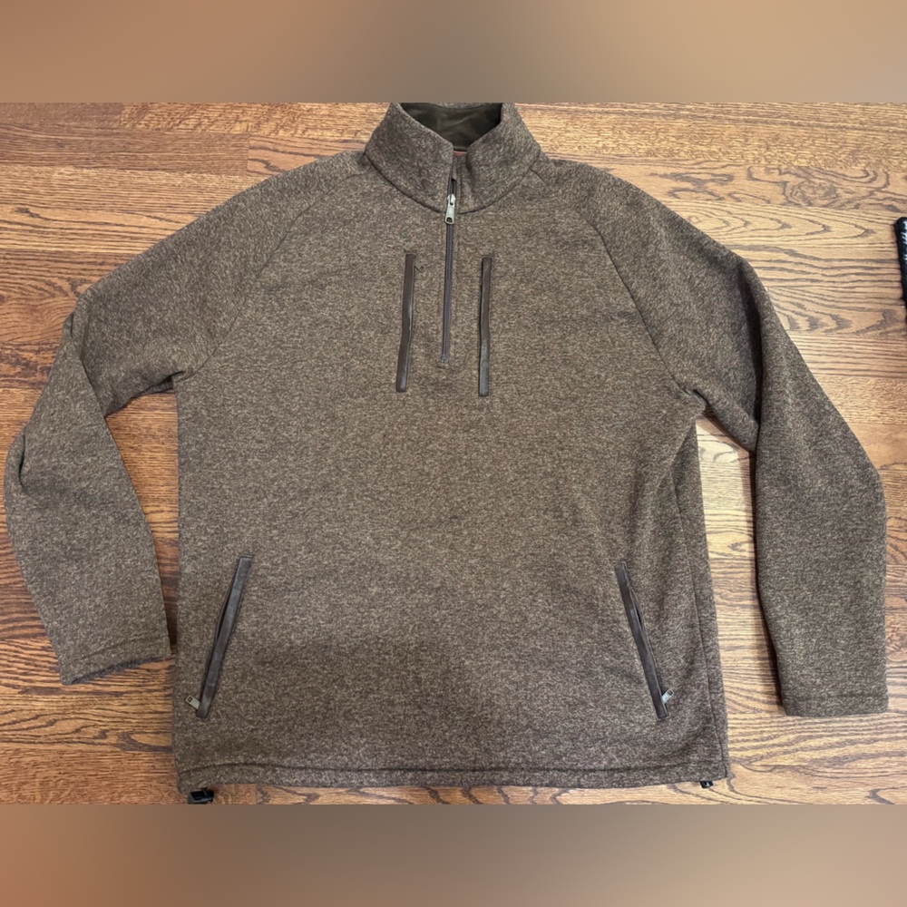 Tom Beckbe quarter-zip sweater